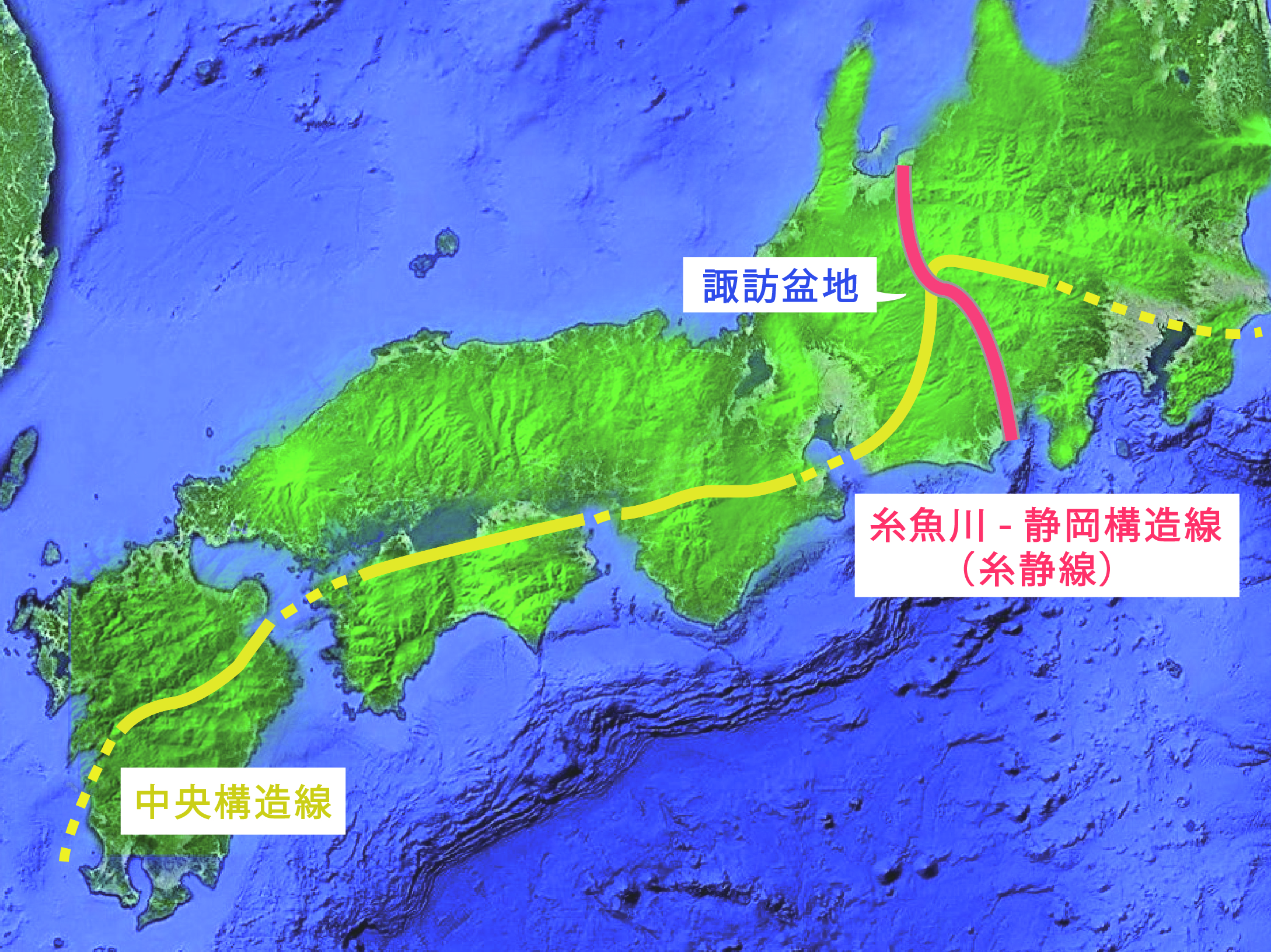 盆地の底から富士山が見える 諏訪盆地の成り立ち 下諏訪の観光 旅行情報 おいでなしてしもすわ